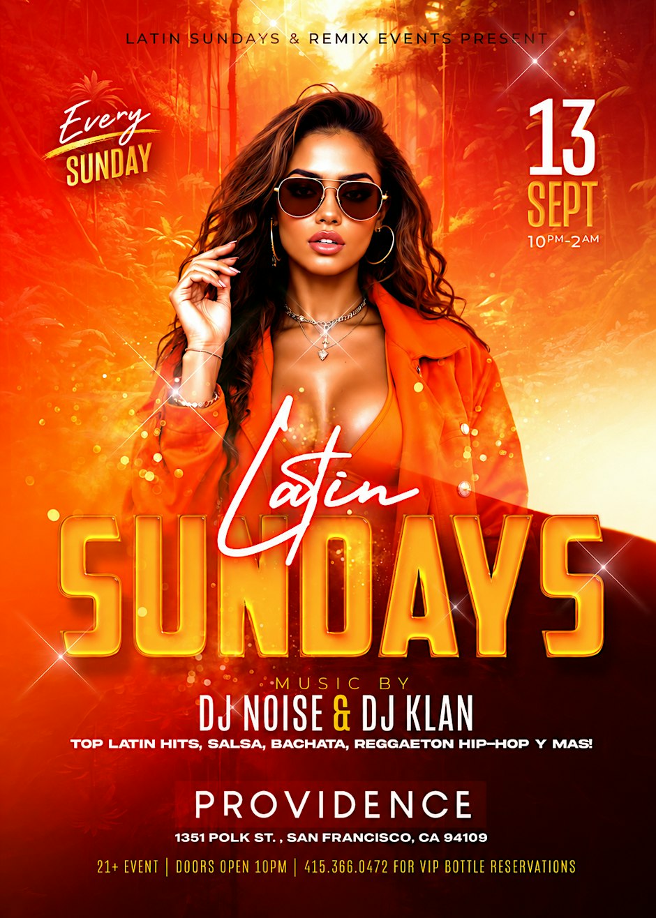 LATIN SUNDAYS at PROVIDENCE