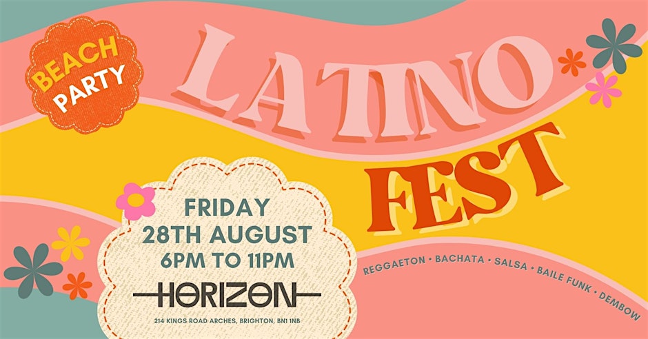 Latino Fest Beach Party (Brighton) August 2026