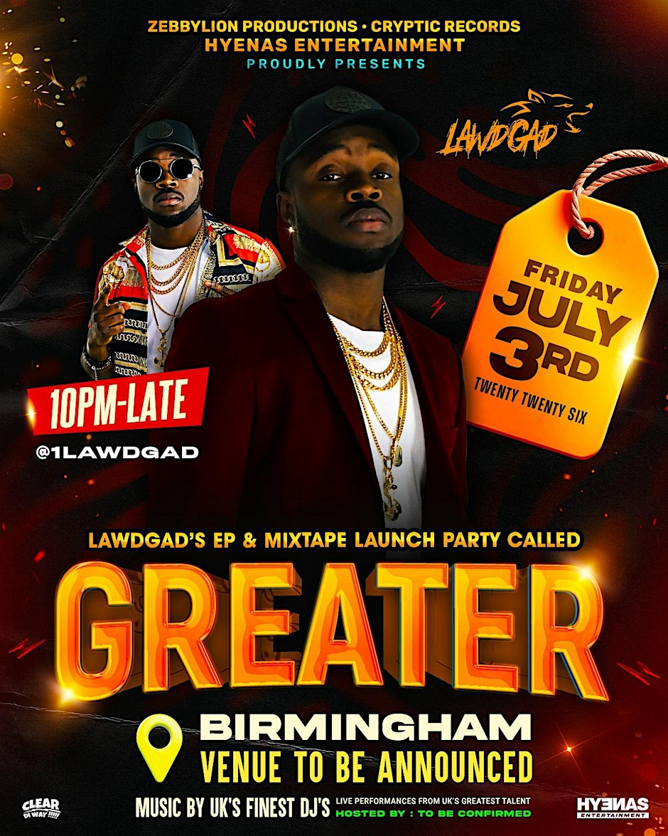 LawdGad's Birthday and EP Launch "Greater