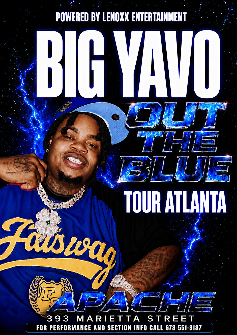 Lenoxx Entertainment Presents: Big Yano "Out The Blue" Tour Atlanta