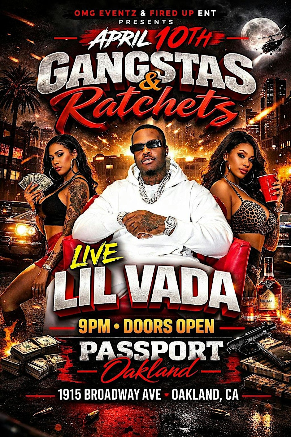 Lil Vada( Live) Gangstas & Ratchets