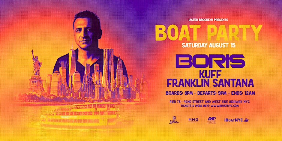 Listen Brooklyn Presents: BORIS - the boat party