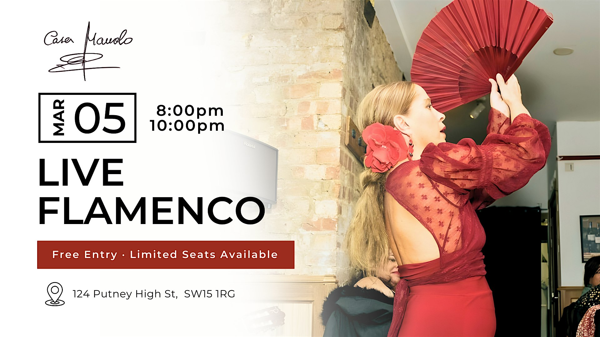 LIVE FLAMENCO SHOW · PUTNEY HIGH STREET