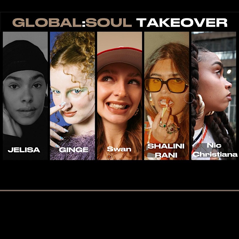 Live: JELISA, GINGE, Swan, Shalini Rani & Nic Christiana