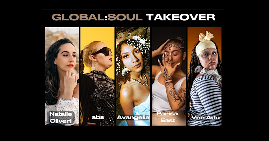 Live: Natalie Oliveri, abs, Avangelia, Parisa East & Vee Adu