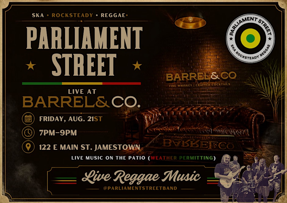 LIVE Reggae Band in Jamestown