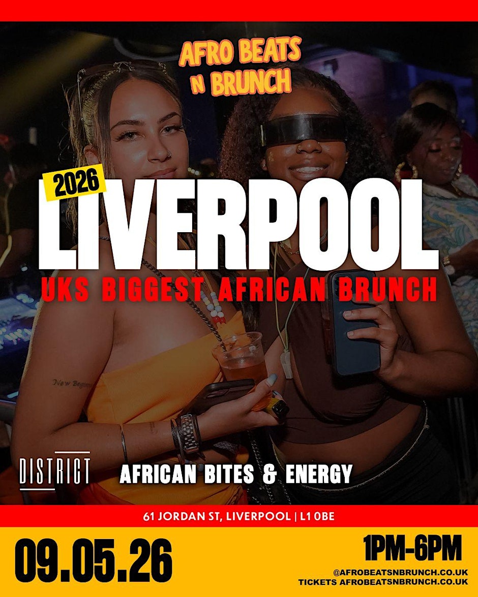 LIVERPOOL 9th May - Afrobeats N Brunch ✨ Joy is coming ✨