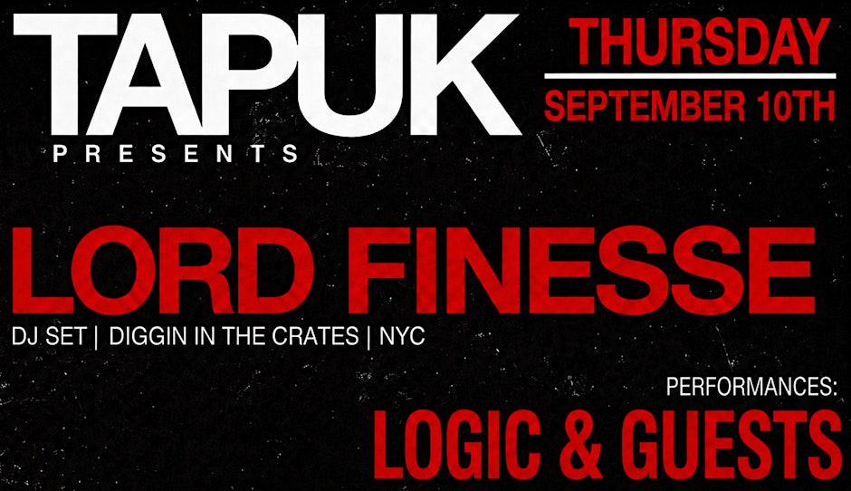 LORD FINESSE X LOGIC X  MOKA BLAST X PSYKHOMANTUS (MCR)