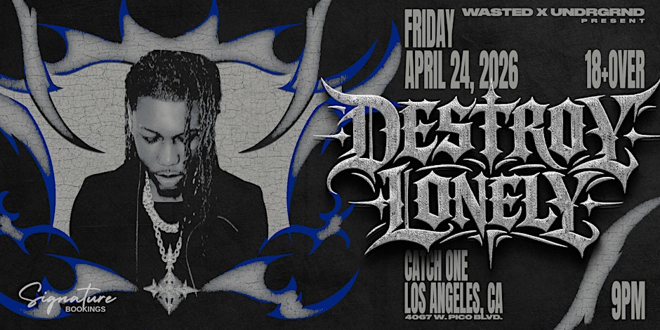 Los Angeles: DESTROY LONELY @ Catch One [18+]