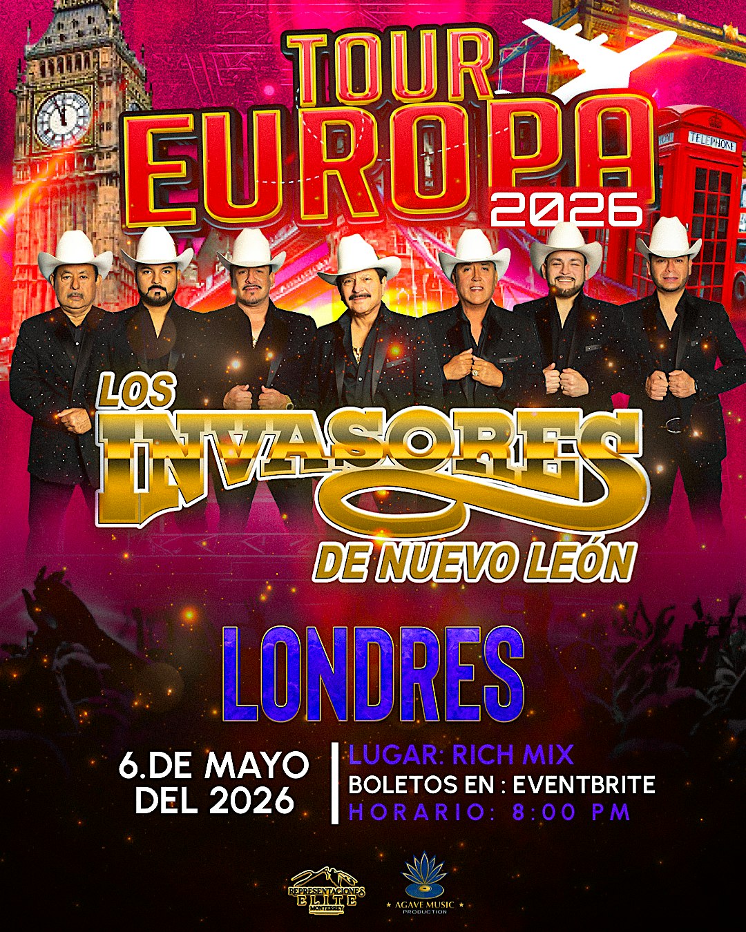 LOS INVASORES DE NUEVO LEON EN LONDON