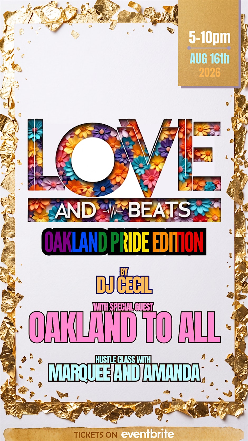 Love and Beats - Oakland Pride Edition