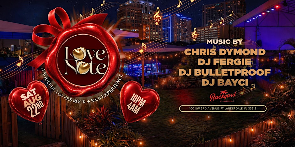 LOVE NOTE - A Soulful R&B and Lovers Rock Experience