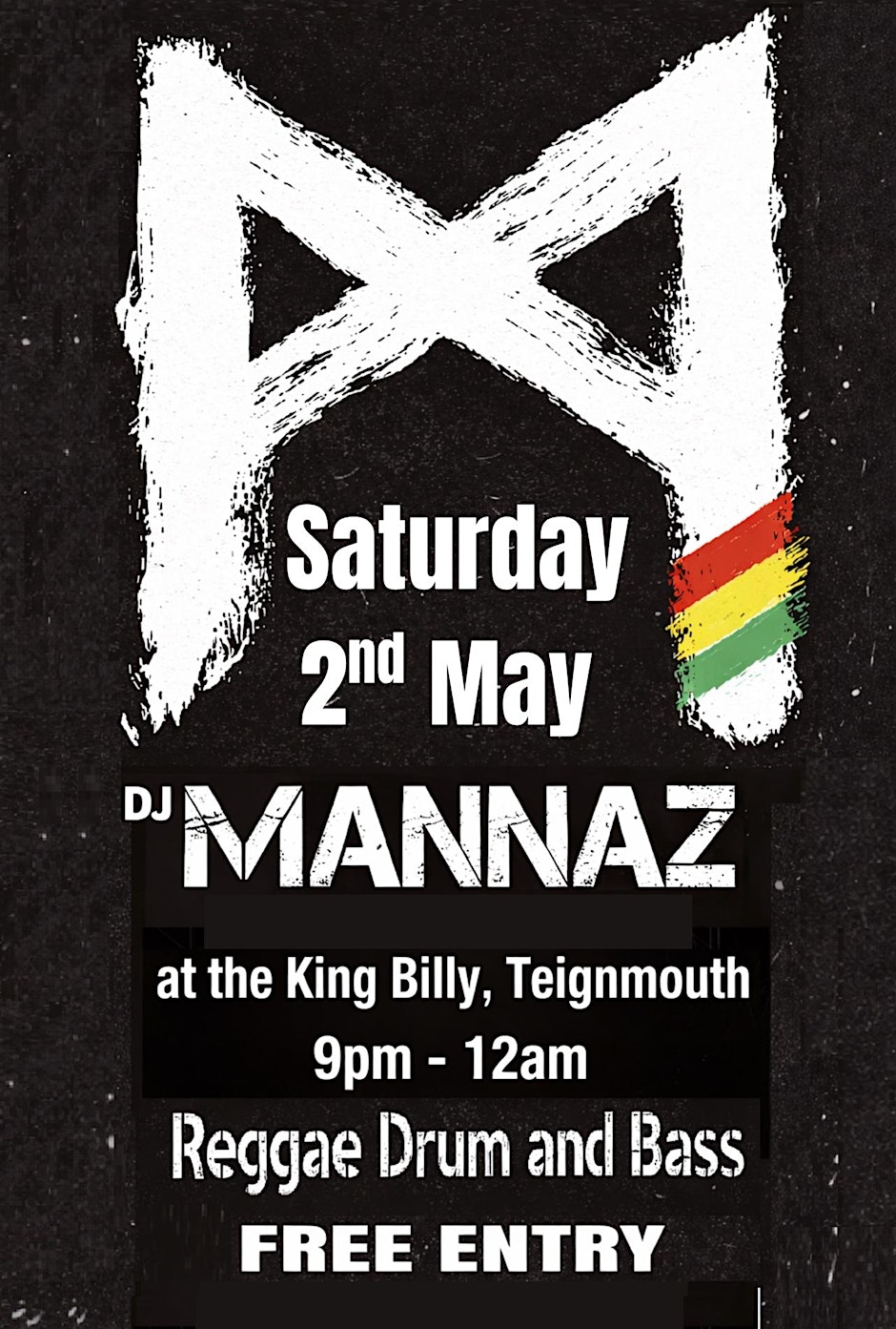 Mannaz - Reggae Drum & Bass | King Billy's, Teignmouth