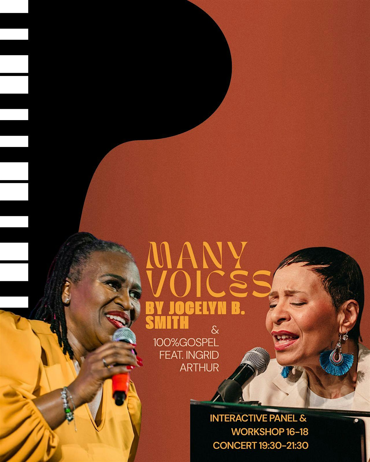 MANY VOICES – CONCERT PLUS  by Jocelyn B.Smith Feat.Ingrid Arthur
