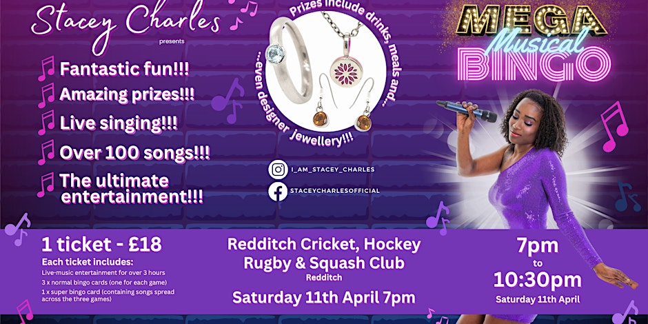 ⭐MEGA⭐ Musical Bingo at Ivybridge Rugby Football Club (Ivybridge, Devon)