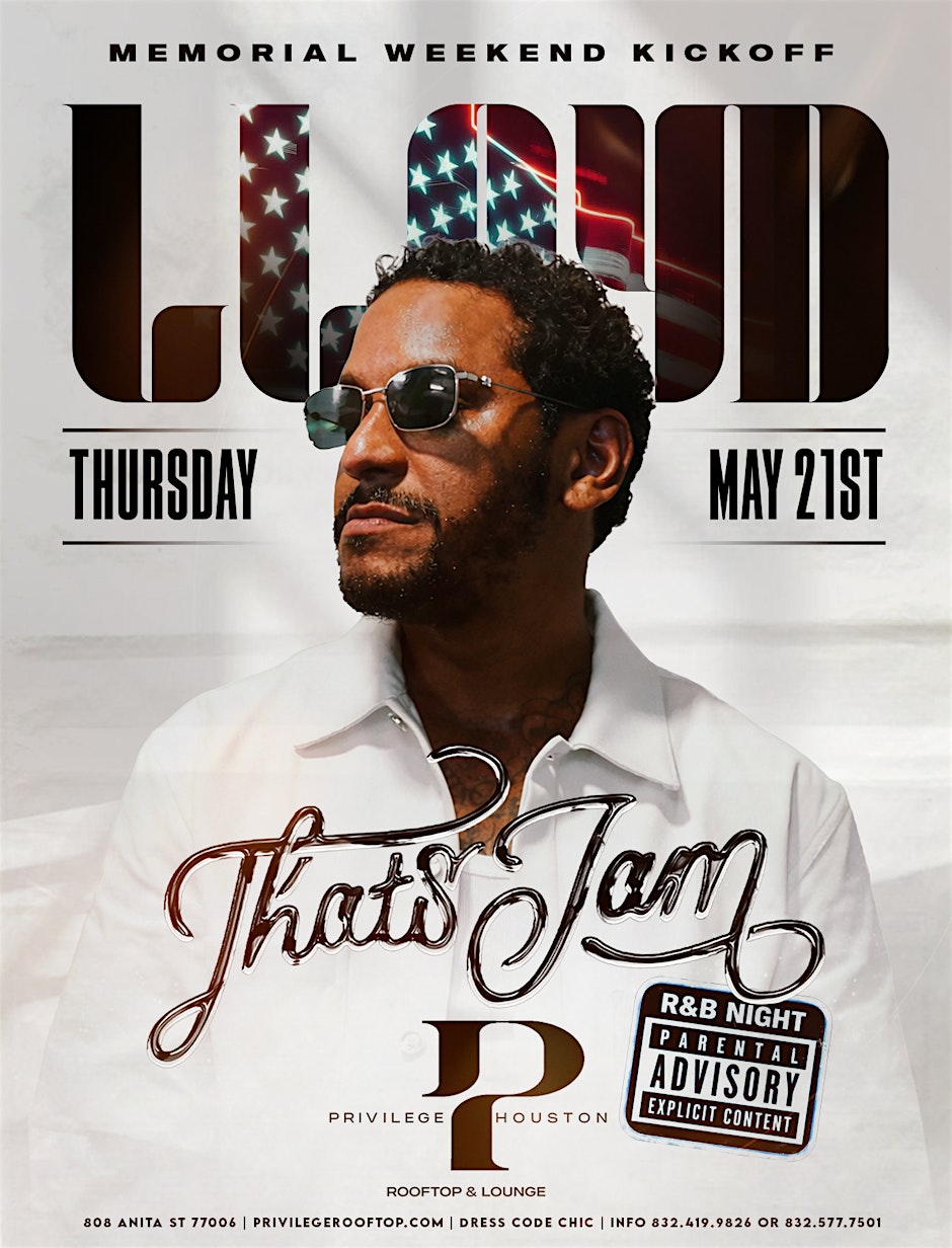 Memorial Weekend Kickoff: That’s My Jam R&B Night ft. Lloyd | Privilege