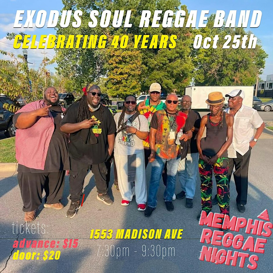 Memphis Reggae Nights ft. Exodus Soul Reggae Band