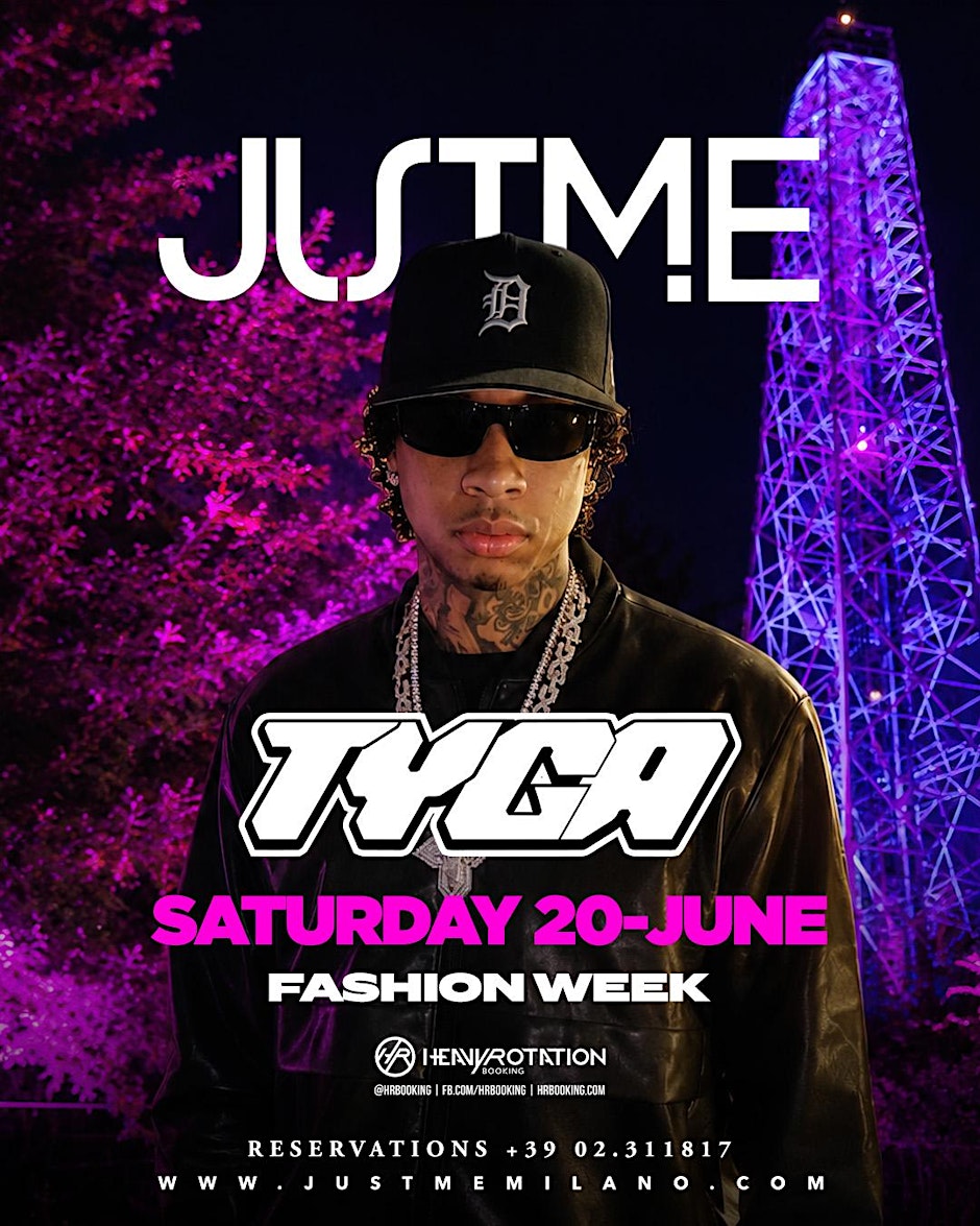 MFW 2026 - TYGA - SABATO 20 GIUGNO -  Milano Sempione