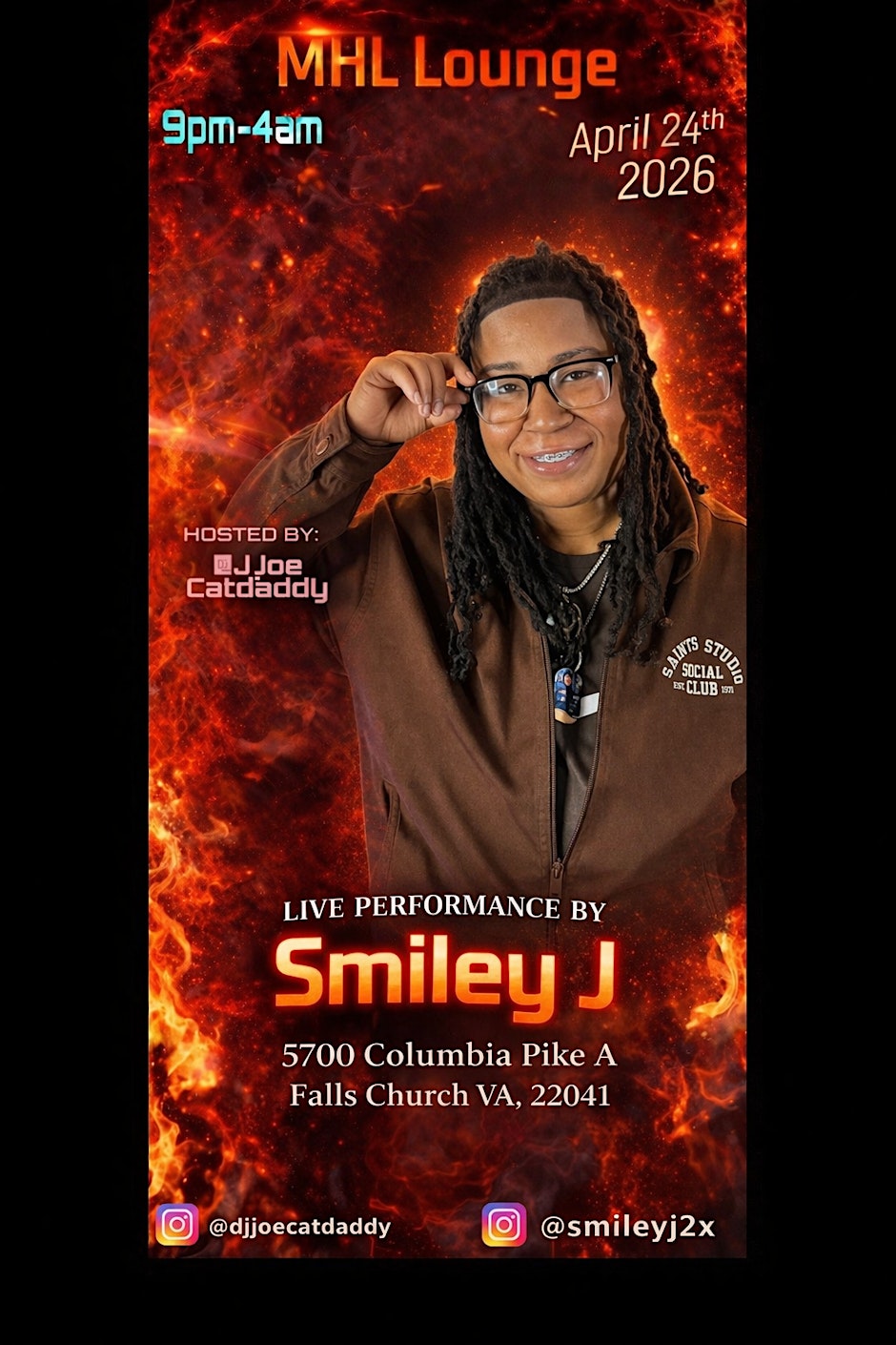 MHL LOUNGE PERFORMING LIVE” Smiley J”