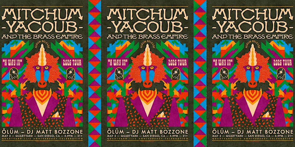 Mitchum Yacoub and the Brass Empire: A Way In Album Release w/ ÖLÜM