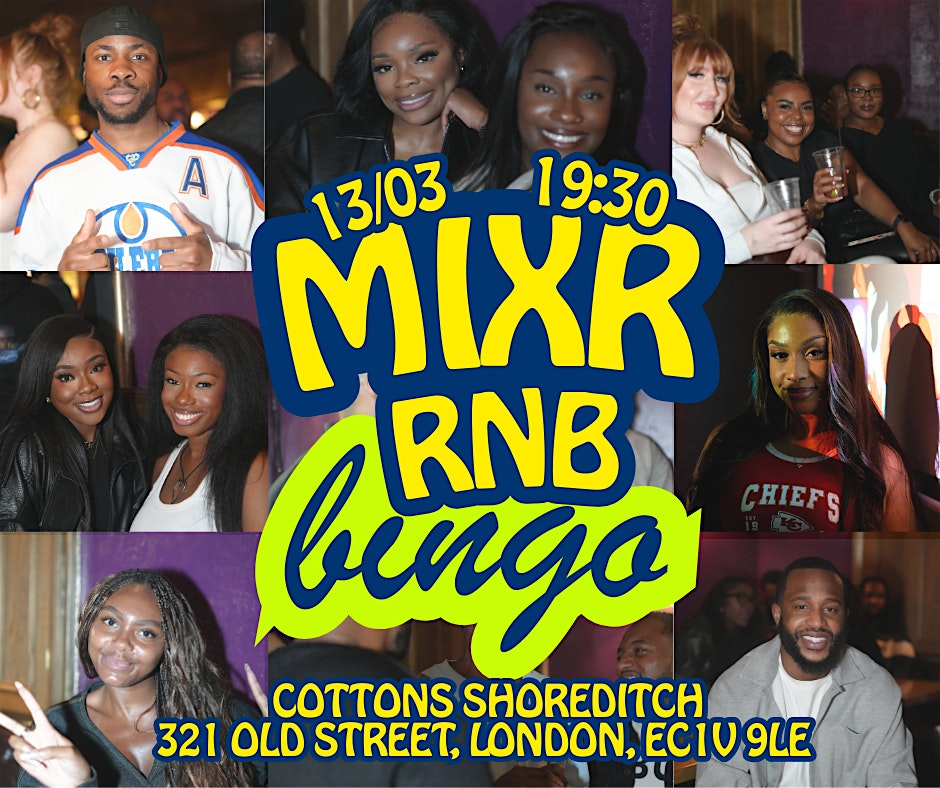 MIXR R&B Bingo