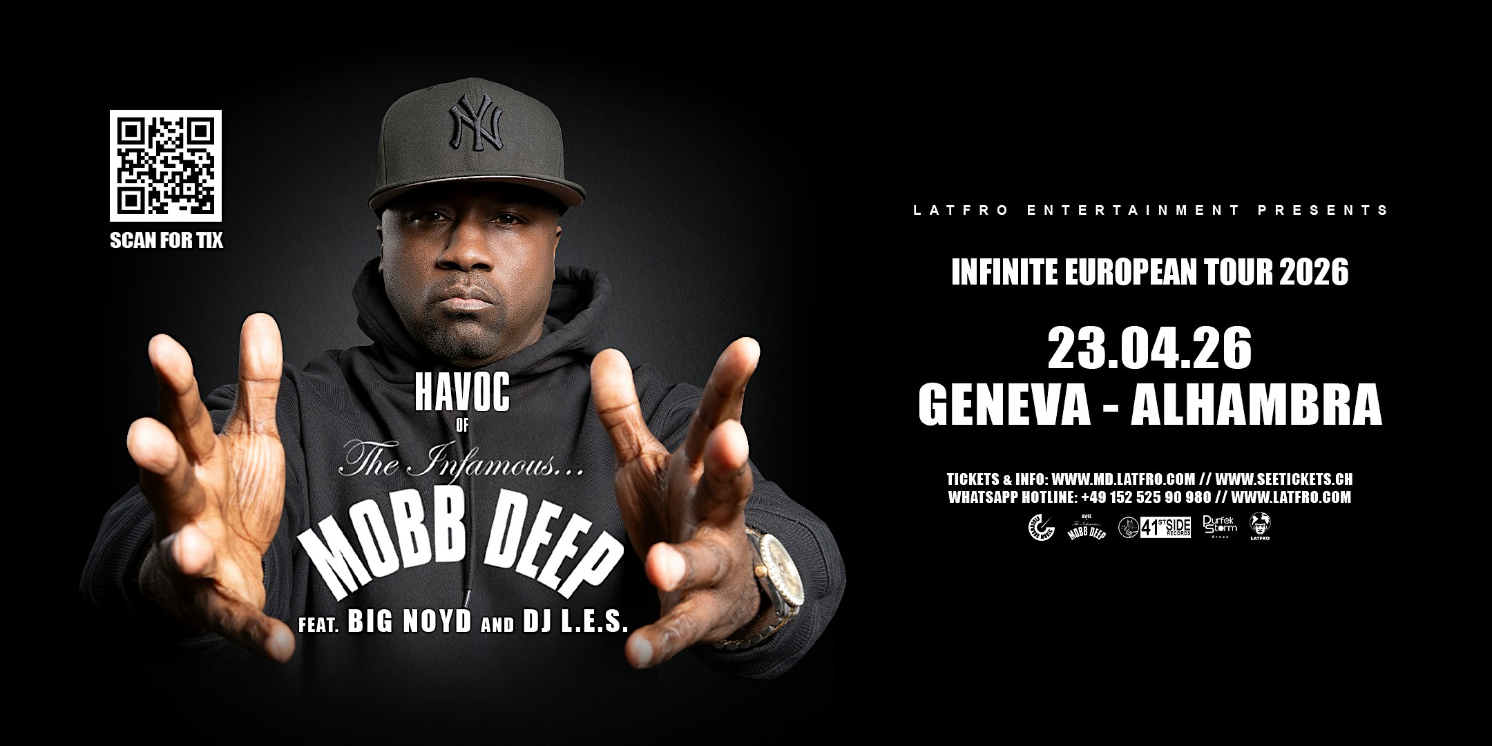 Mobb Deep Havoc w/ Big Noyd, DJ.L.E.S.Live in Geneva