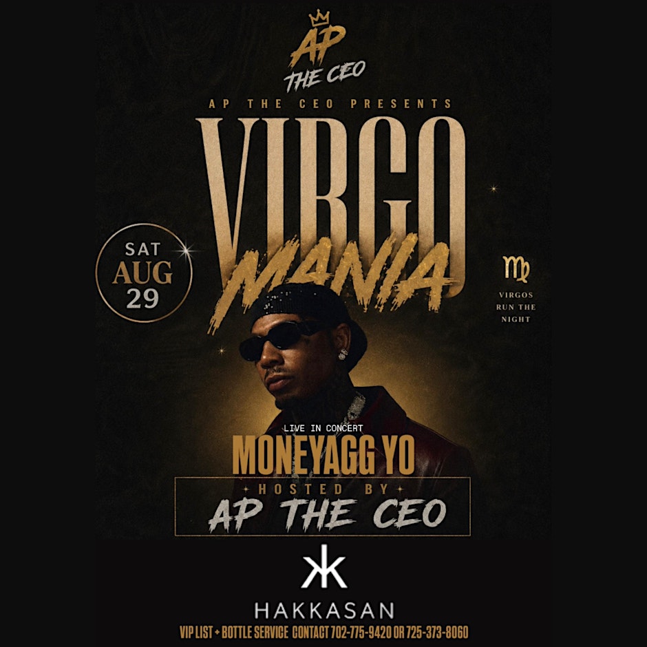MONEYBAGG YO LIVE IN CONCERT VIRGO MANIA EARLY BIRD PASS