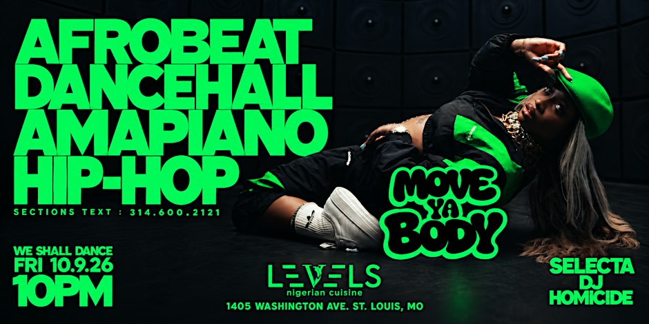MOVE YA BODY 10.9.26 | AFROBEAT | HIP-HOP | AMAPIANO DANCE PARTY