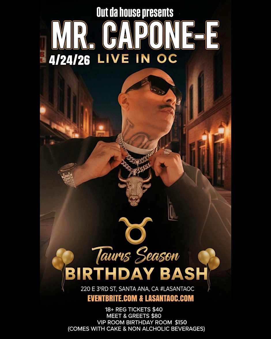 Mr. Caponee (Birthday Bash) LIVE at La Santa