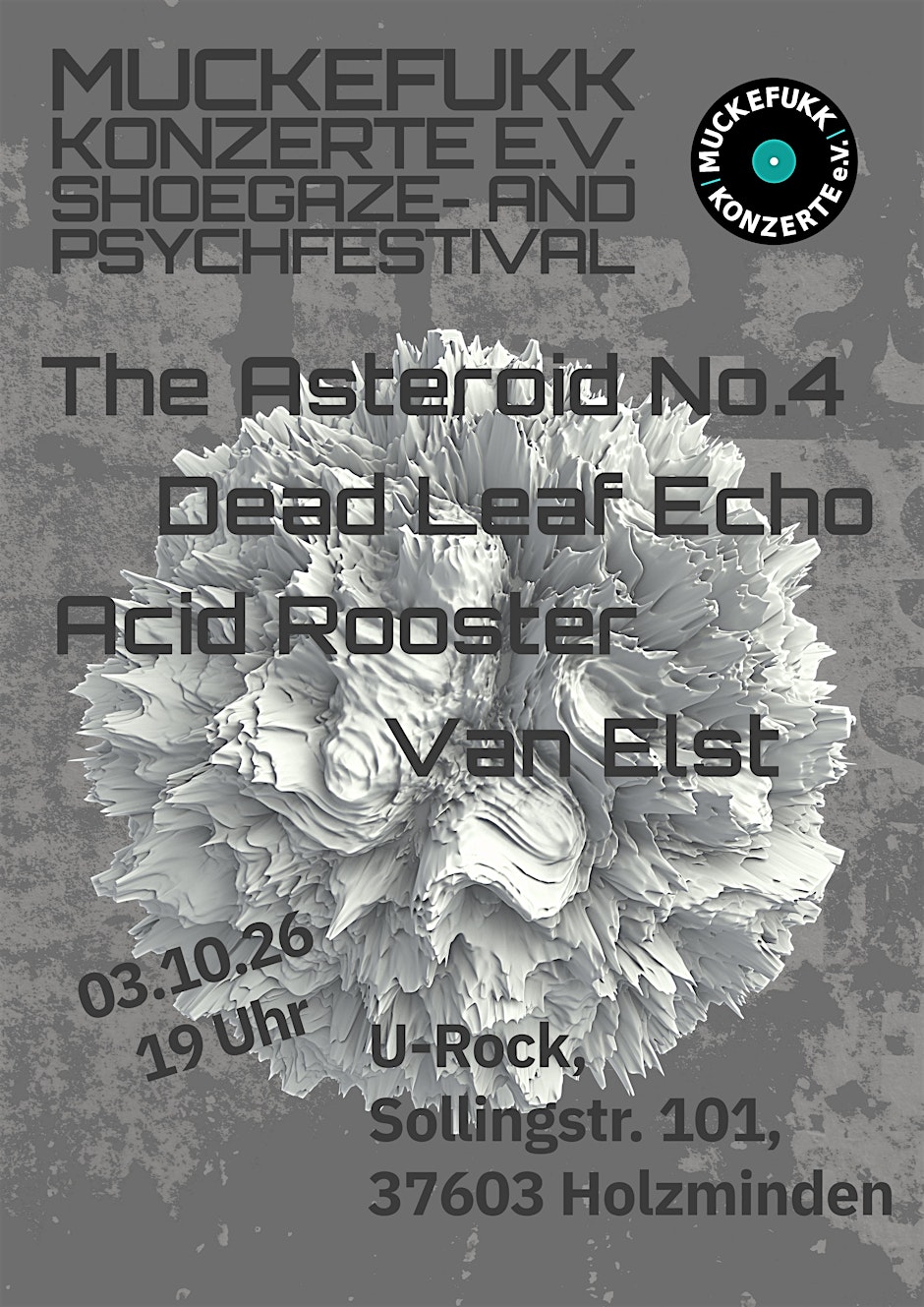 Muckefukk Konzerte e.V. - Shoegaze- and Psychfestival im U-Rock