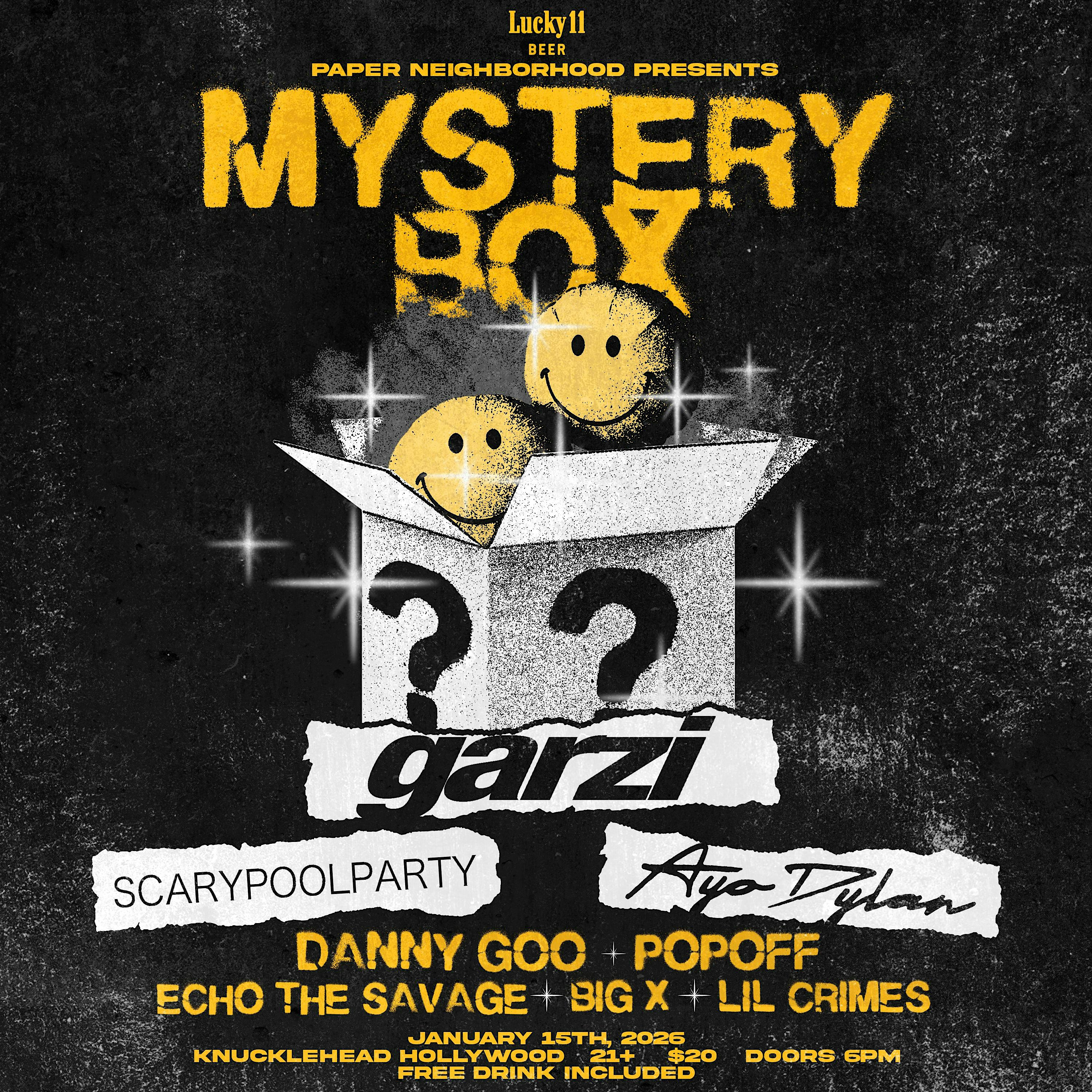 MYSTERY BOX feat. GARZI, ScaryPoolParty, Ayo Dylan, Danny Goo