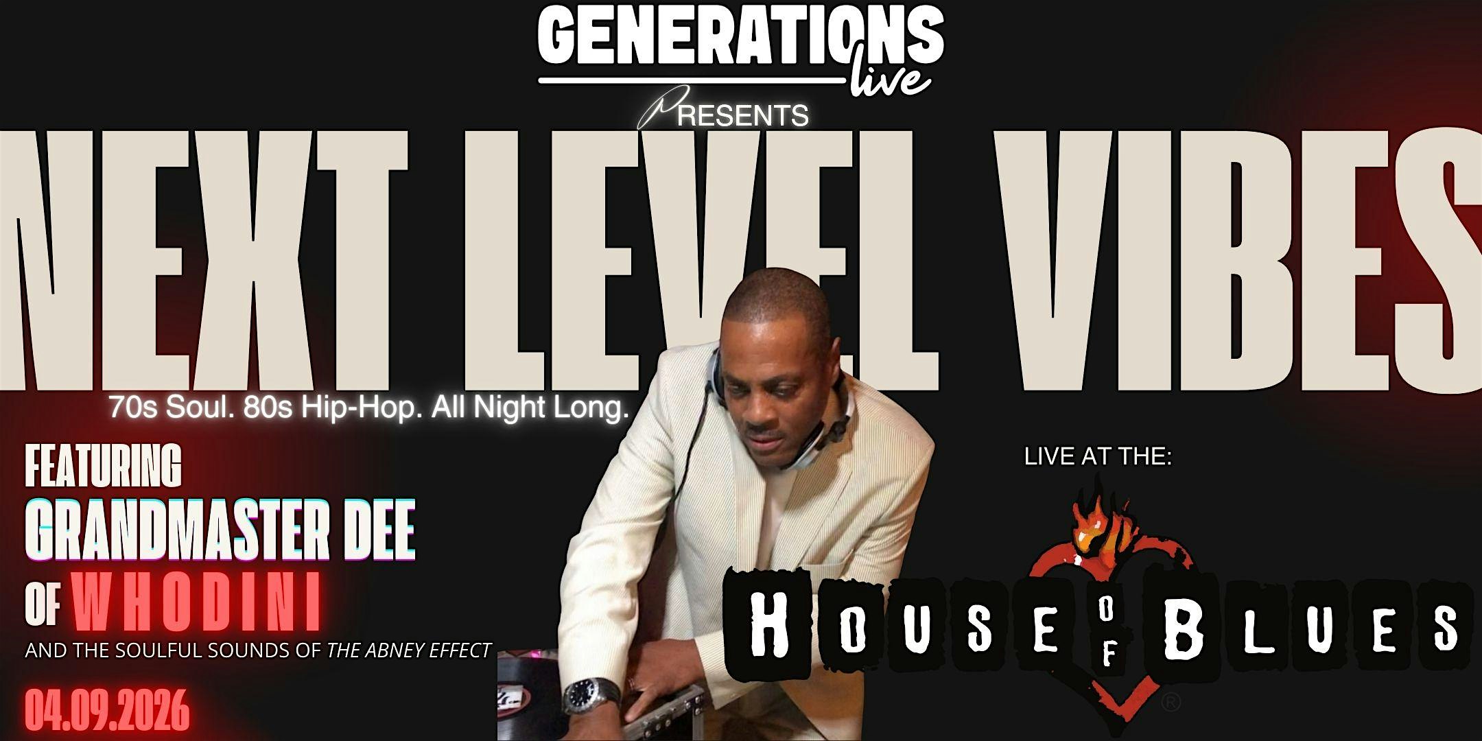 Next Level Live Music: 70s Soul. 80s Hip-Hop. All Night Long.
