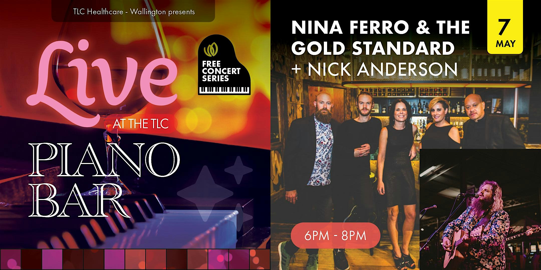 Nina Ferro & The Gold Standard + Nick Anderson Live at The TLC Piano Bar