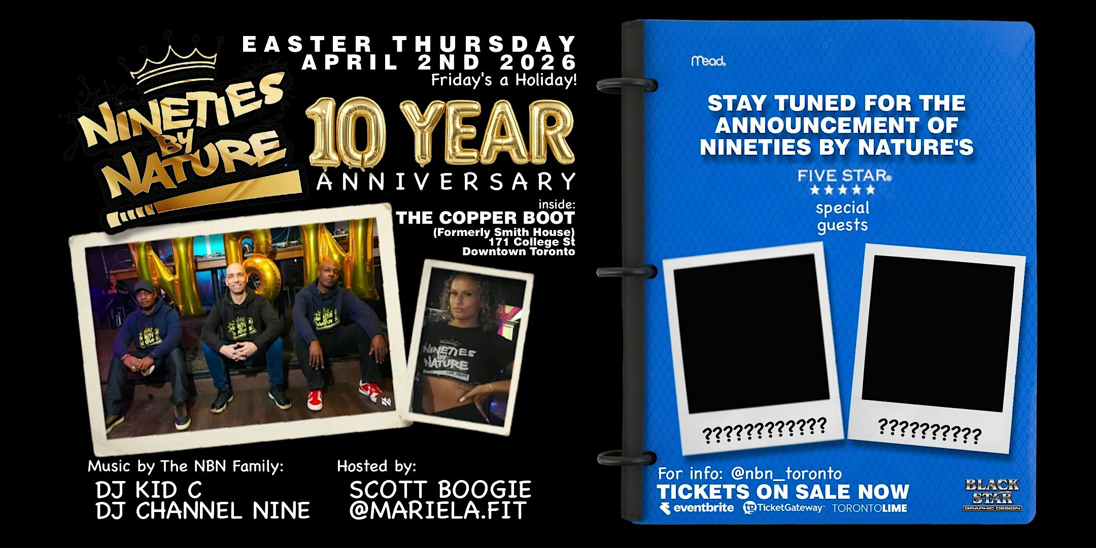 NINETIES BY NATURE-10 Year Anniversary