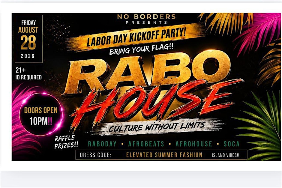 No Borders Presents RABO HOUSE