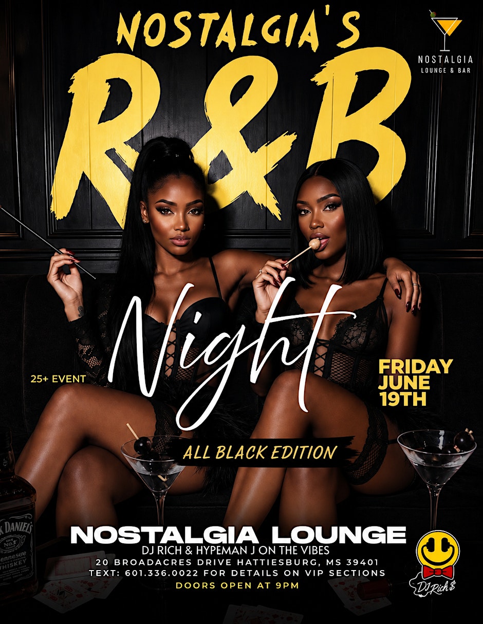 Nostalgia’s R&B Night “All Black Edition” Juneteenth Celebration