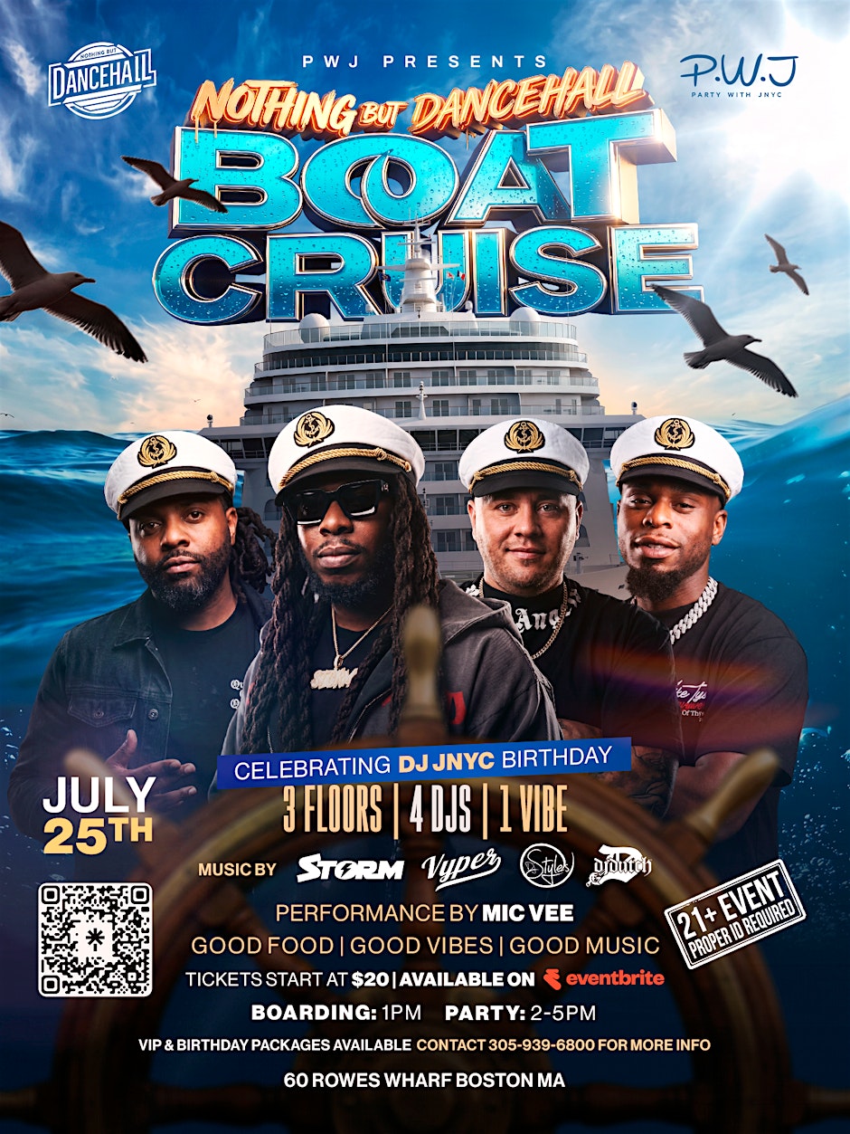 NOTHING BUT DANCEHALL BOAT CRUISE