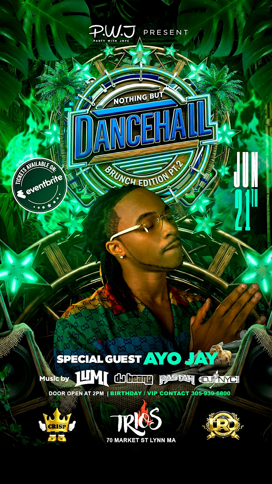 NOTHING BUT DANCEHALL PT2  AYO JAY LIVE