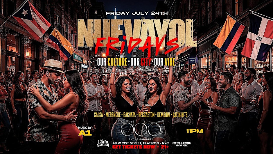 NuevaYol Fridays: Latin & Reggaeton Party in Midtown NYC