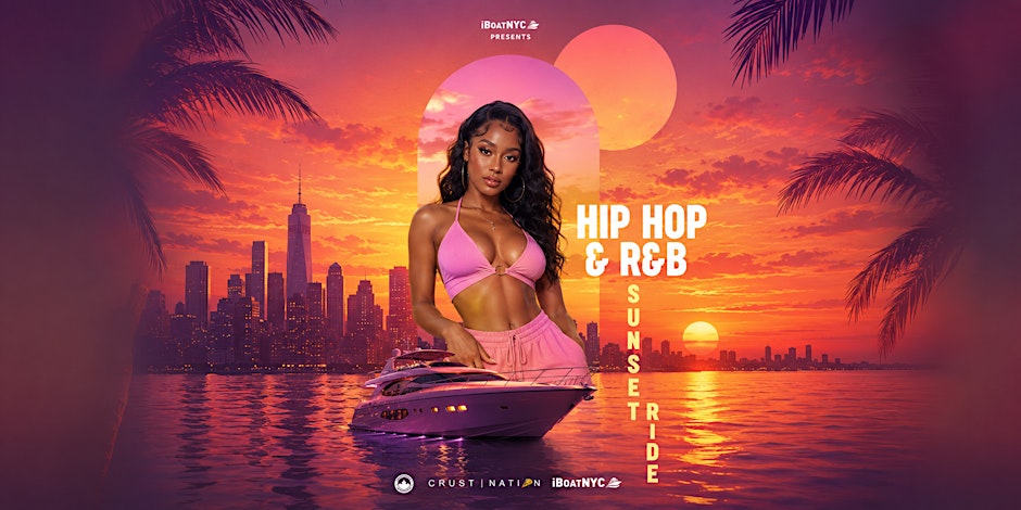 NYC #1 HIP HOP & R&B Boat Party Yacht Sunset Cruise