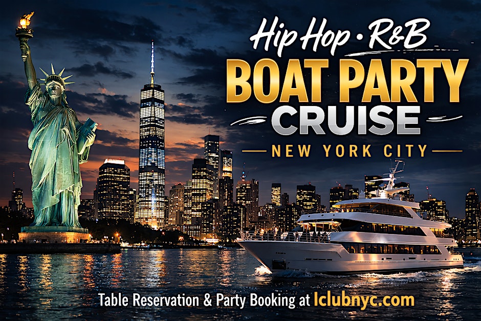 NYC  HIP HOP - R & B  BOAT PARTY  | STATUE OF LIBERTY Cruise