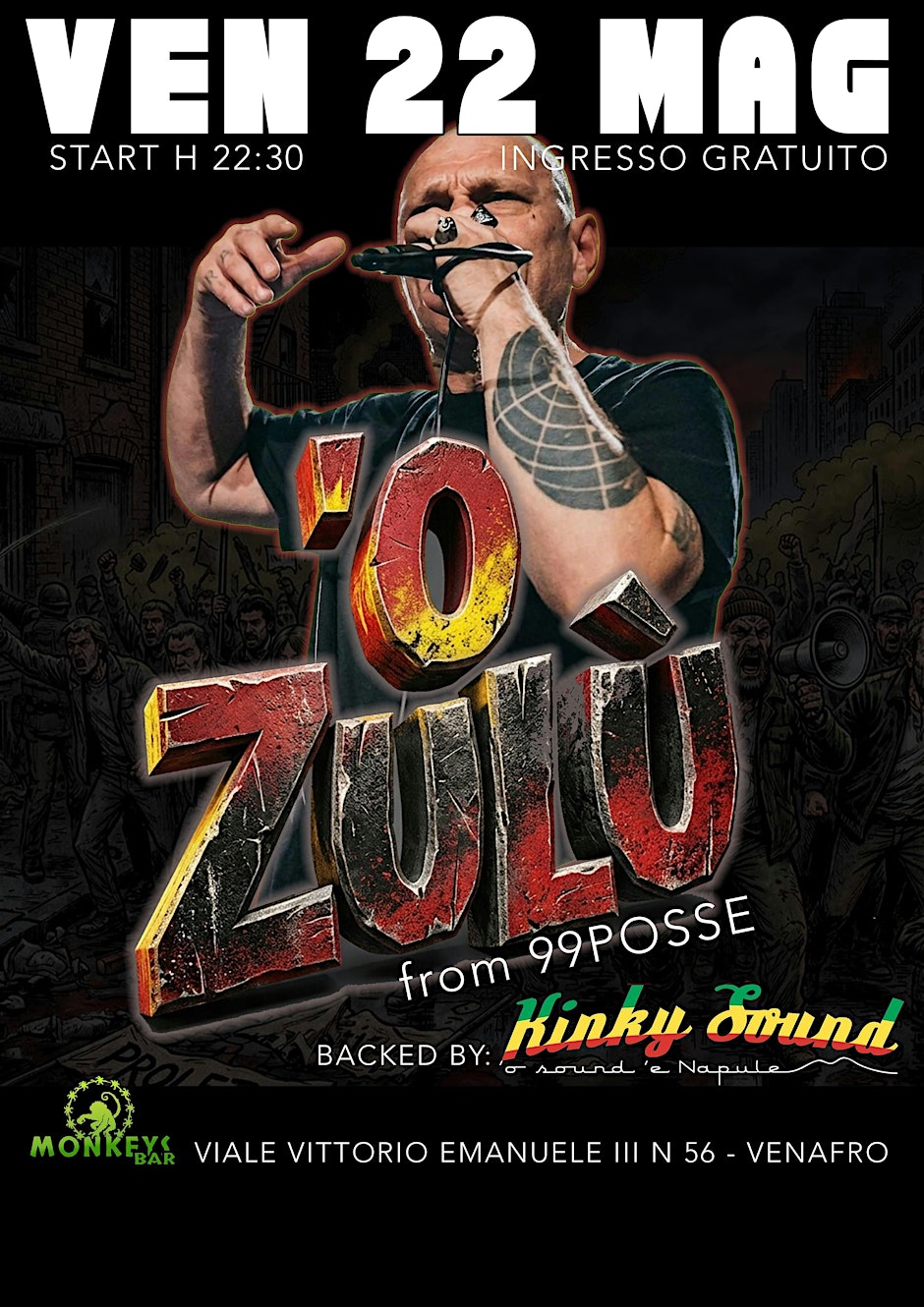 'O Zulù from 99 posse