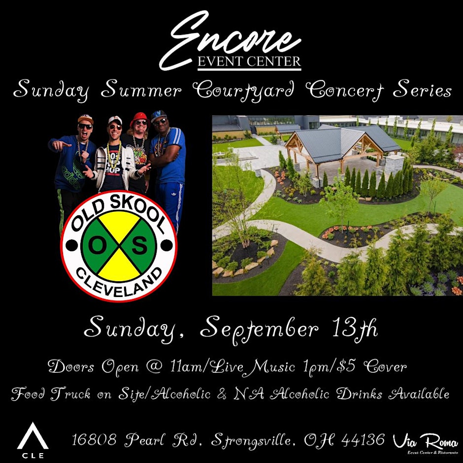 OLD SKOOL PERFORMS IN OUR COURTYARD FOR SUNDAY FUNDAY