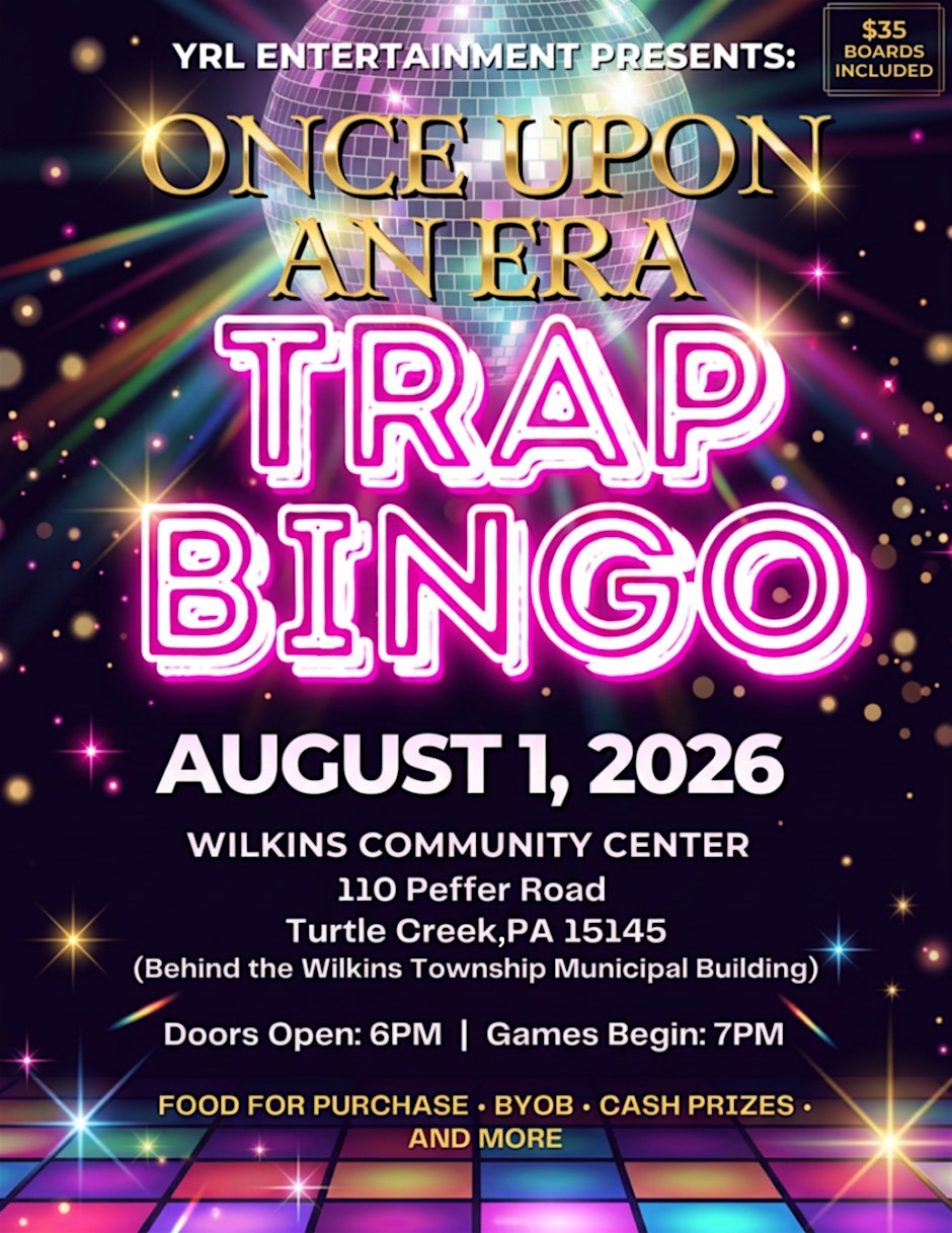 ONCE UPON AN ERA TRAP BINGO