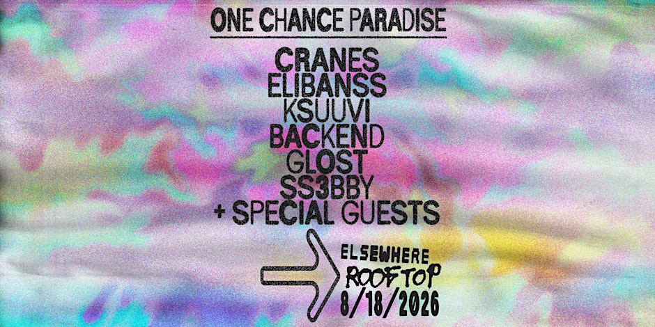 One Chance Paradise: cranes, elibanss, ksuuvi, Backend, glost, ss3bby +more