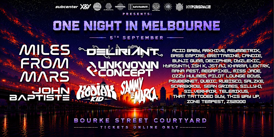 ONE NIGHT IN MELBOURNE