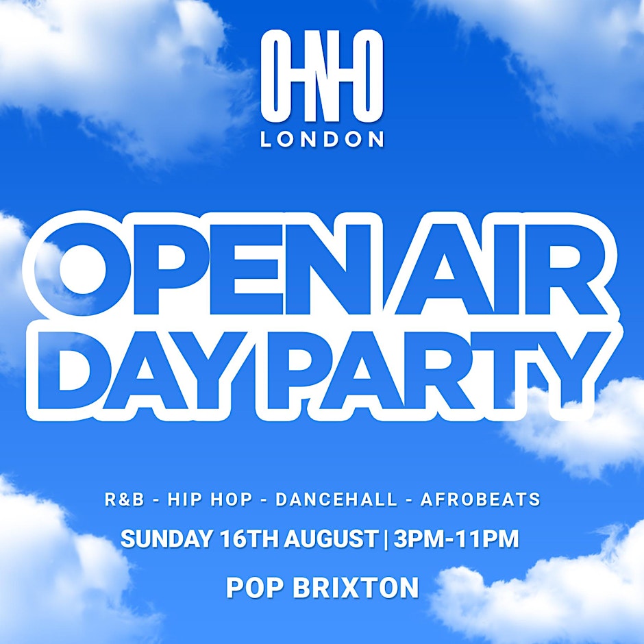 OPEN AIR DAY PARTY (£1 B4 4PM WITH A TICKET)