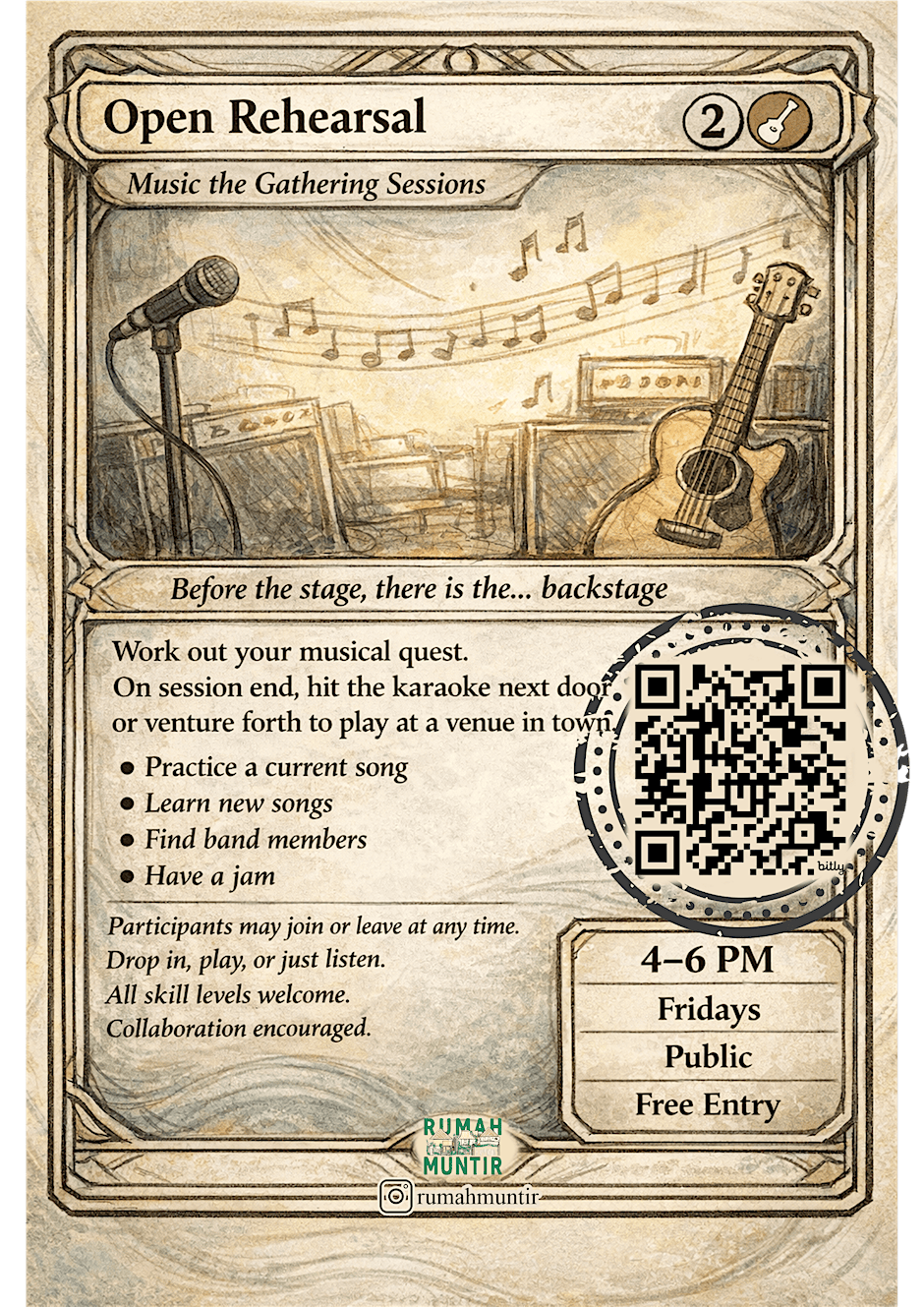 Open Rehearsal — Music the Gathering Sessions