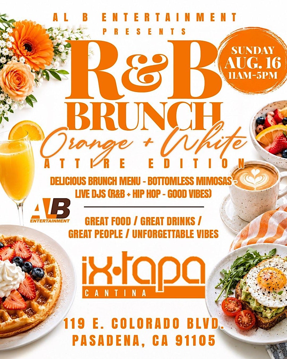 Orange & White R&B Brunch