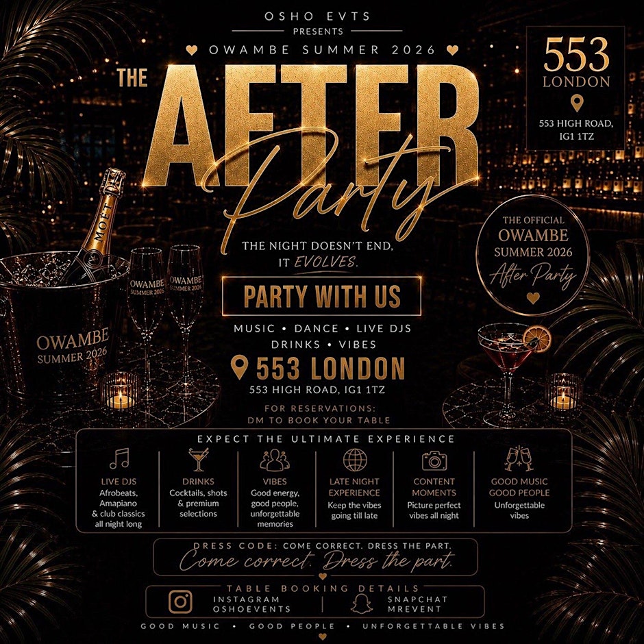 OWAMBE (OFFICIAL) AFTER PARTY Flyer
